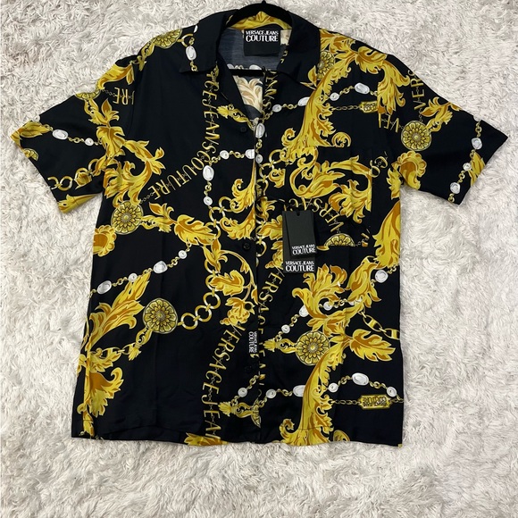 Versace jeans couture button down shirt-NEW WITH TAGS